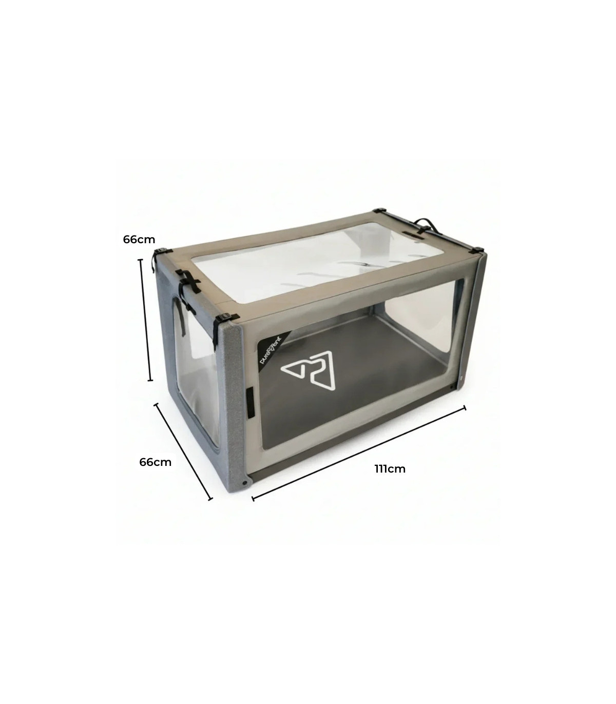 Sauerstoffkammer PureVent für Hunde und Katzen von ca. 14 bis 30 kg – Größe L – Toki