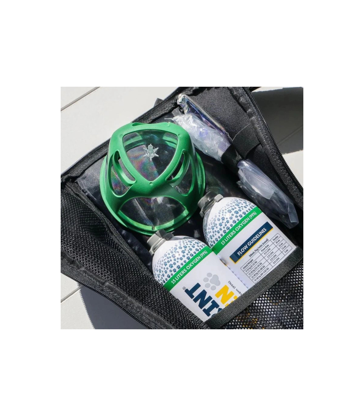 Kit di emergenza con ossigeno per cani da lavoro K9 - PawPrint